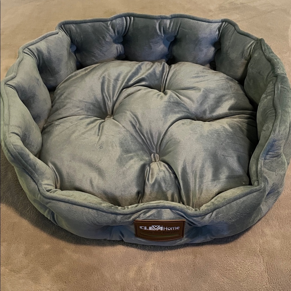 Pet Bed ~by Clea Home Classy Design And Easy to Clean with A Removable Cushion